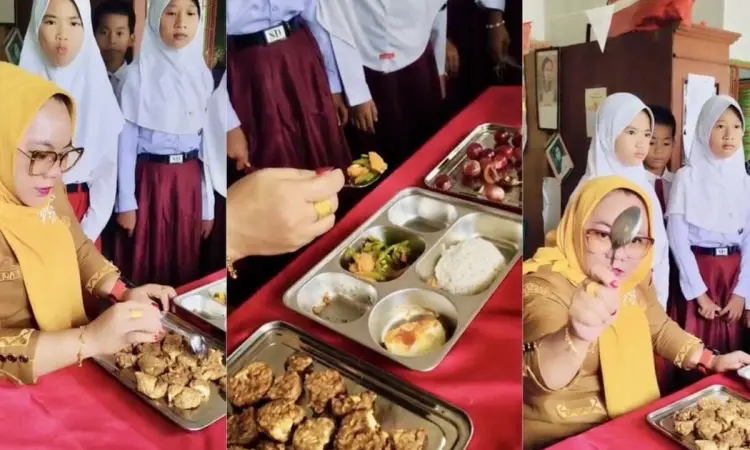 Gempar! Menu MBG Basi Bikin Kepsek Ngamuk: Skandal SPPG Lampung Utara Terkuak!